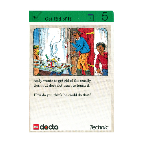 Lego Activity Card, Set 9603, Exploration 05 - Get Rid of It!