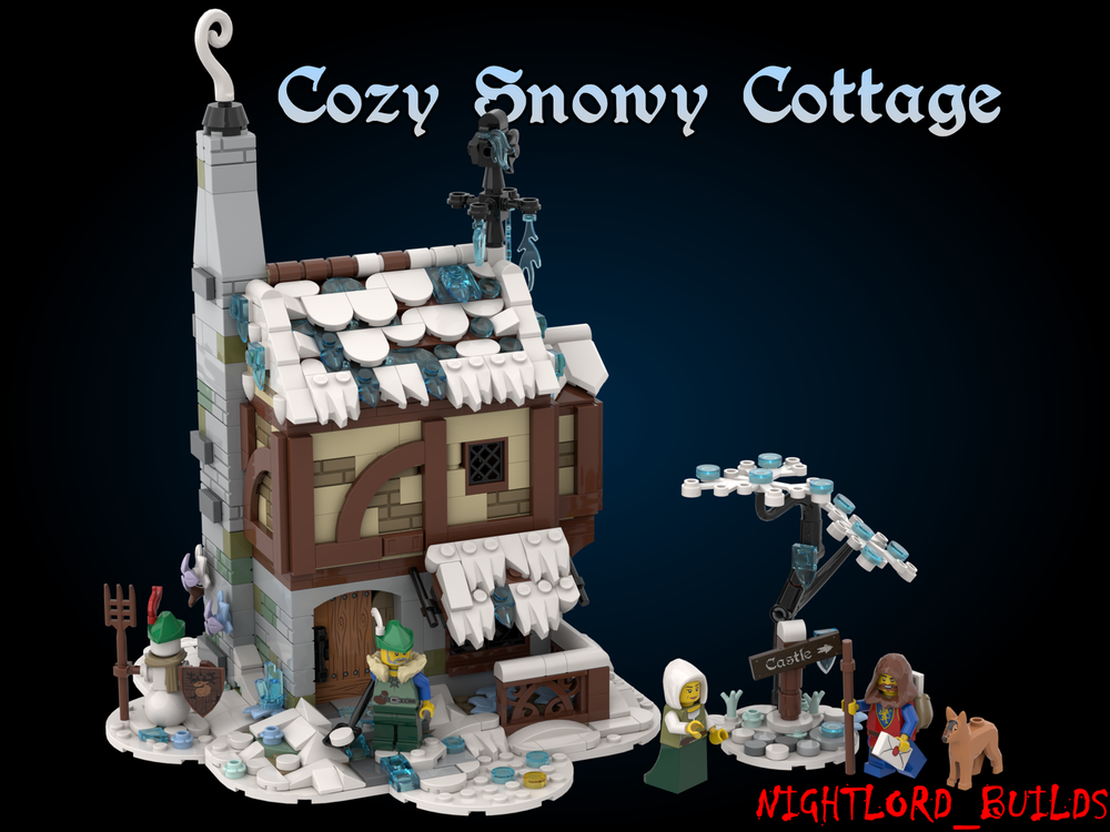 Lego Cozy Snowy Cottage