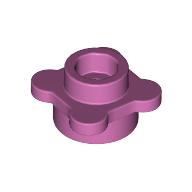 Lego Plant, Flower, Plate Round 1 x 1 with 4 Petals / Medium Dark Pink