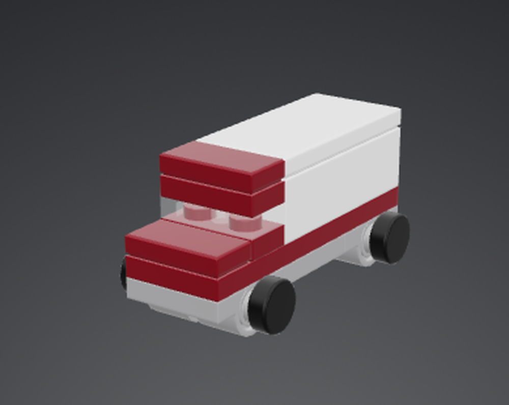 Lego Microscale box truck