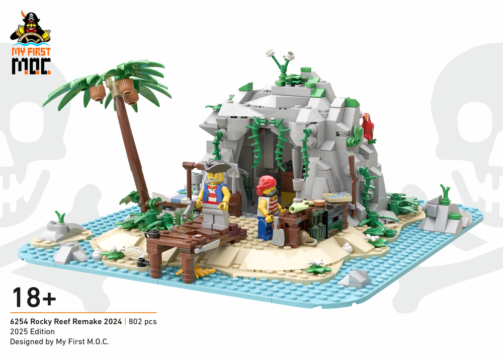 Lego 6254 Rocky Reef Remake (2025 edition)