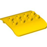 Lego Duplo Train Cab Roof 4 x 4 with 2 x 4 Studs / Yellow