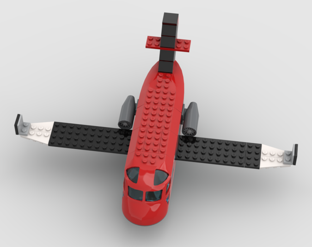 Lego Business Jet (Minifigure Scale)