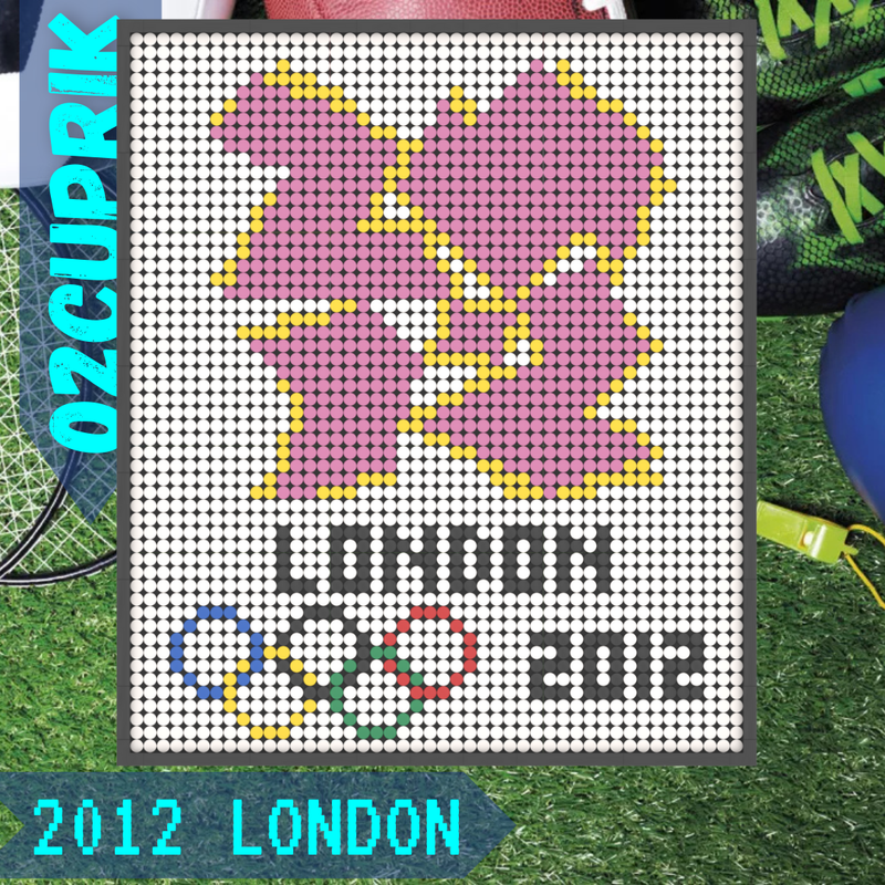 Lego London 2012 Olympic Poster