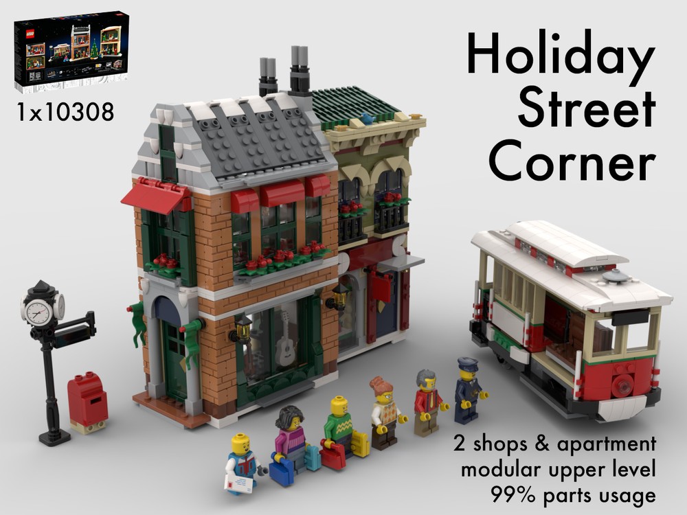 Lego Holiday Street Corner