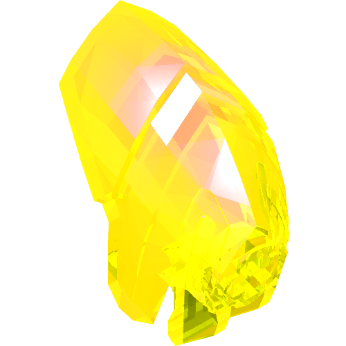 Lego Large Figure Helmet / Visor with Clip / Trans-Neon Green