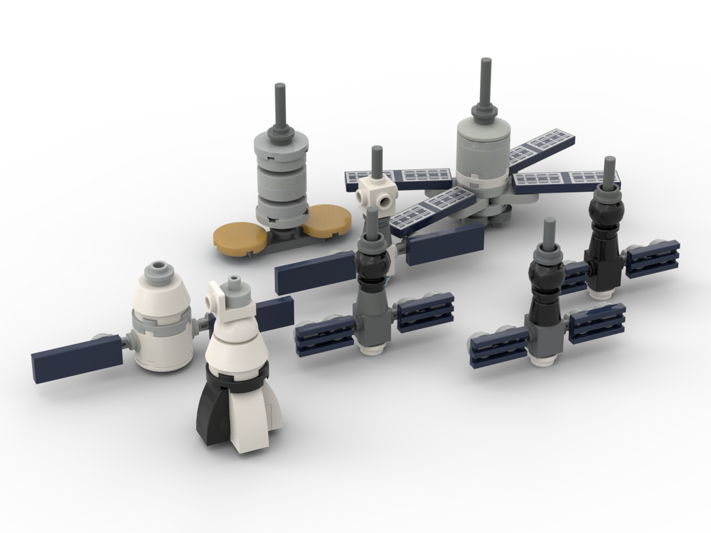 Lego ISS scale spacecrafts (1:220)
