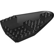 Lego Aircraft Fuselage Curved Forward 8 x 12 x 2 Bottom / Black