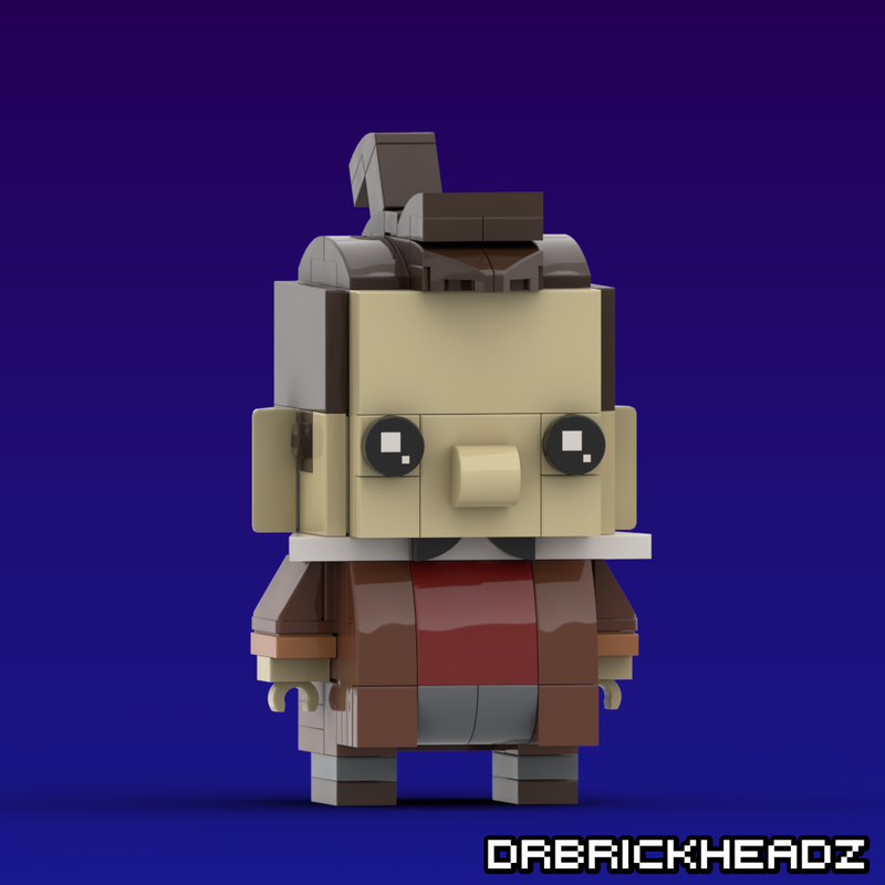 Lego Le Fou (Beauty and the Beast) Custom Brickheadz