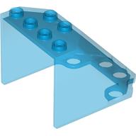 Lego Windscreen 5 x 4 x 3 / Trans-Dark Blue