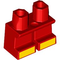 Lego Legs Short with Yellow Toes print