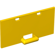 Lego Duplo Container Box 2 x 4 x 2 Door with Handle / Yellow
