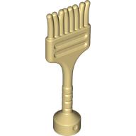 Lego Duplo Equipment, Broom / Brush, Long Bristles / Tan