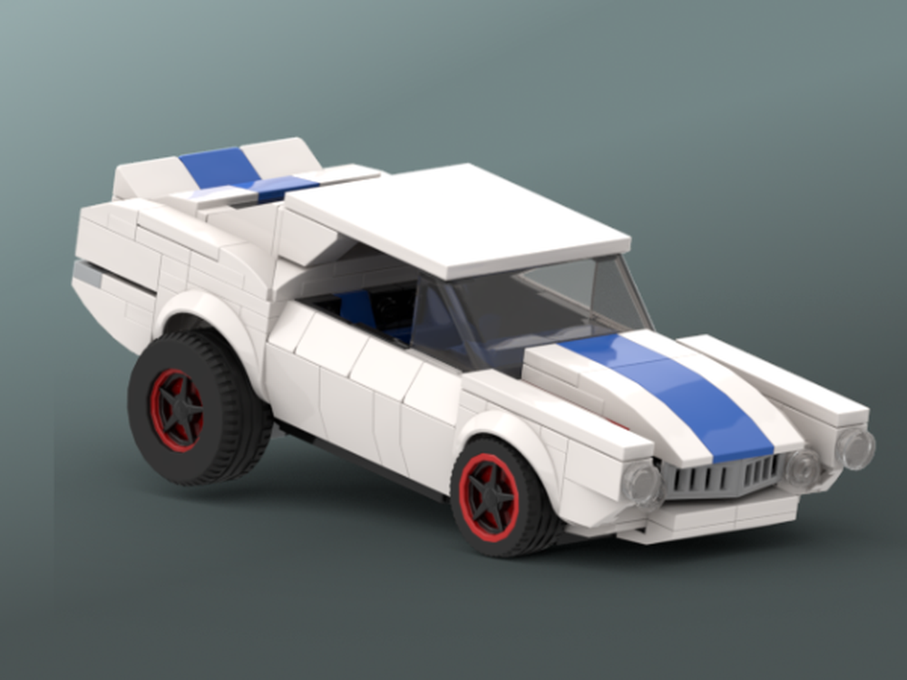 Lego 1973 drag Camaro