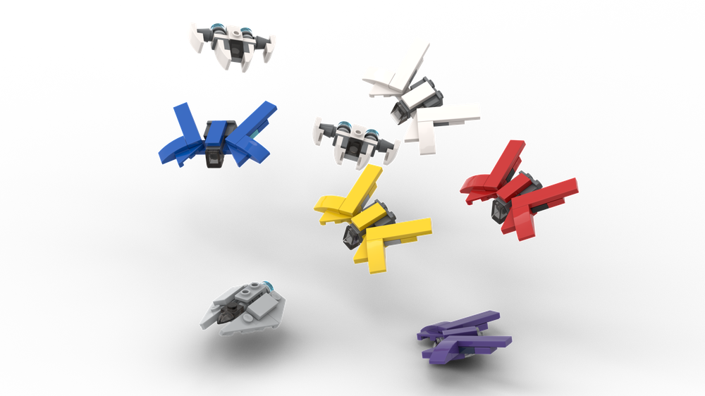 Lego Ship Launched Fighters (1:300 scale)
