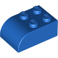 Lego Brick Curved 2 x 3 / Blue