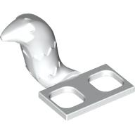 Lego Minifig Hipwear Tail Raccoon / Cat / Fox Costume [Plain] / White