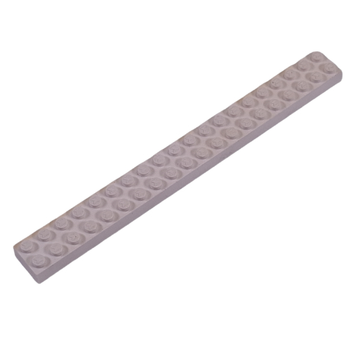 Lego Modulex Brick 2 x 20 with M on Studs / Modulex White