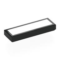 Lego Tile 1 x 3 with White Surface Print / Black