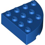 Lego Brick Round Corner 4 x 4 Full Brick / Blue
