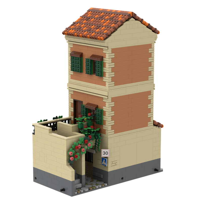 Lego Italian Street Series (Build 5) - No Interior
