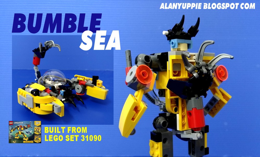 Lego BumbleSea from Creator 31090 Underwater Robot