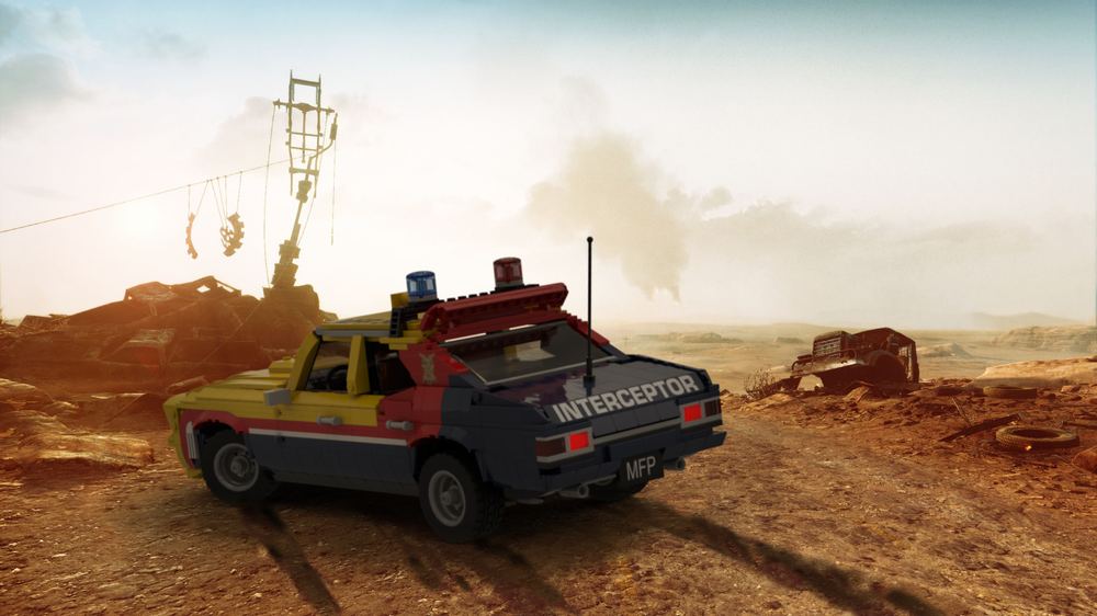 Lego Mad Max Yellow Interceptor