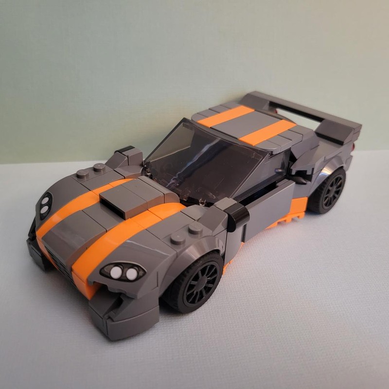 Lego Grey and Orange Street Racer