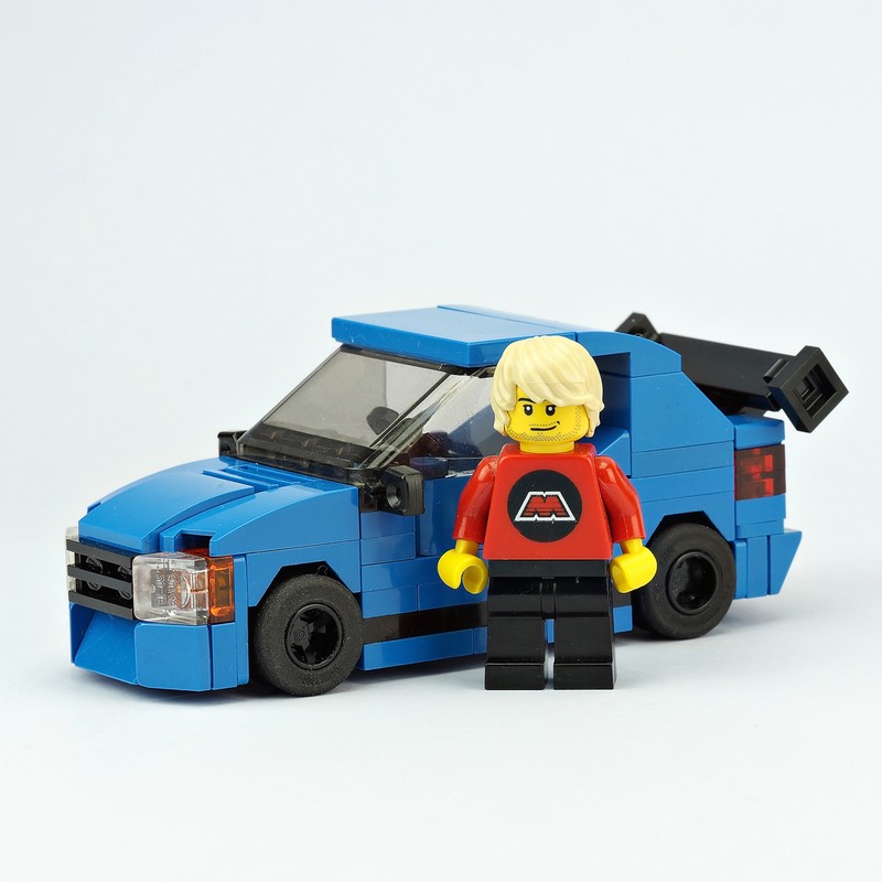 Lego Blue Race Car