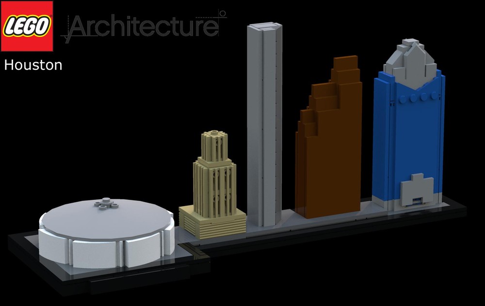 Lego Houston Skyline