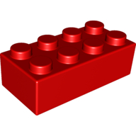Lego Brick Soft 2 x 4 / Red
