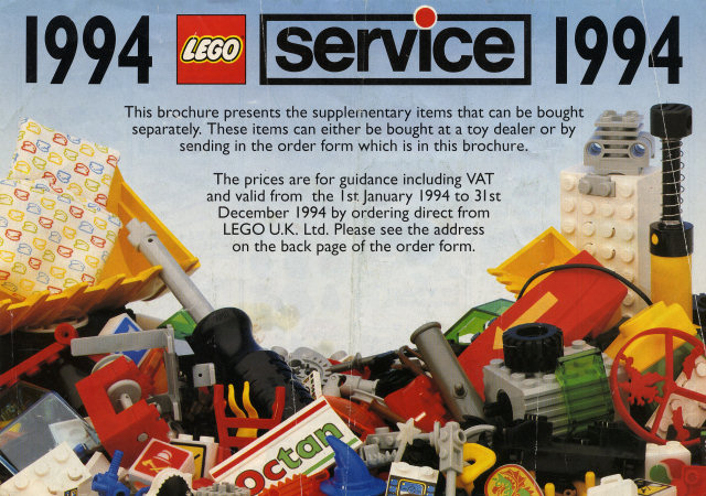 Lego 1994 Medium Service Packs UK (923323-UK)