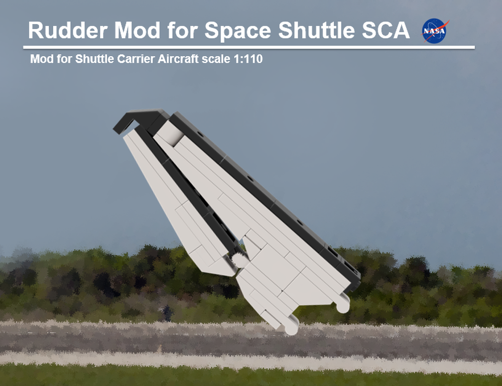 Lego Space shuttle Enterprise Rudder Mod