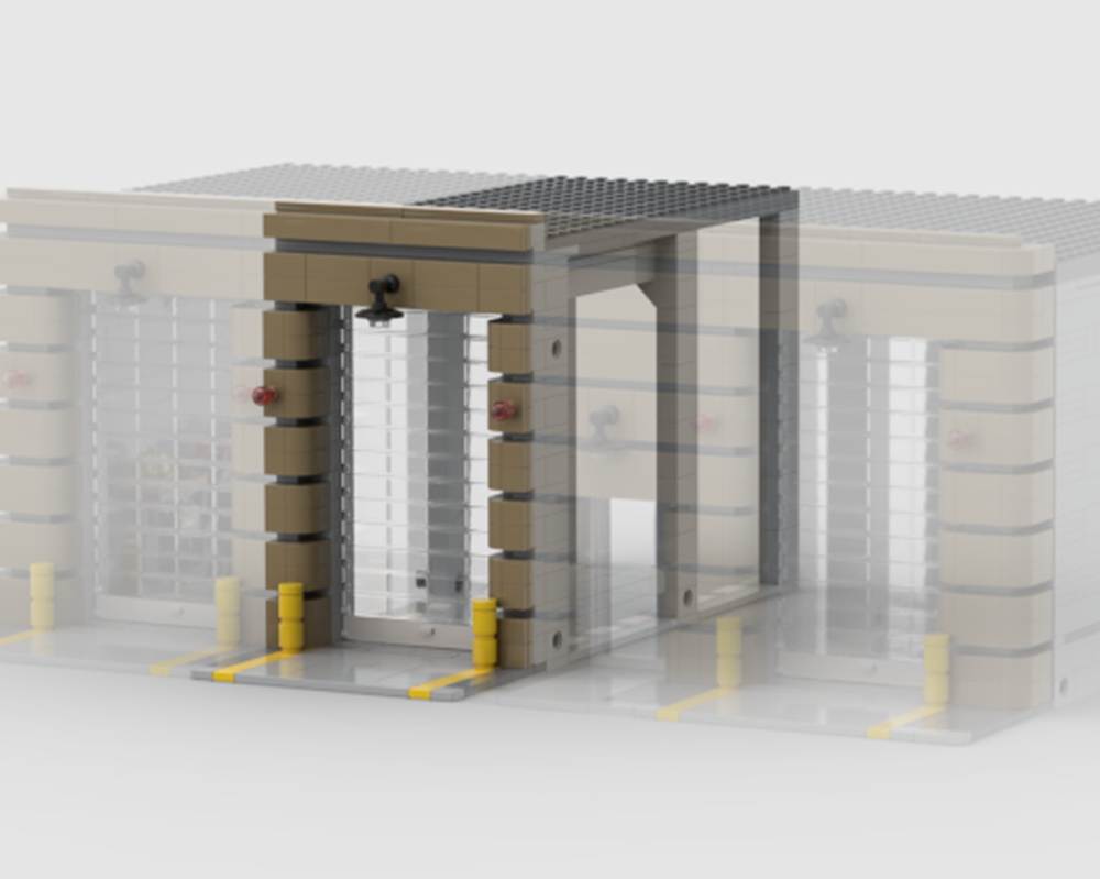 Lego Centre Engine Bay - Modular Fire Station
