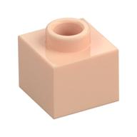 Lego Plate 1 x 1 x 2/3 with Open Stud / Light Nougat