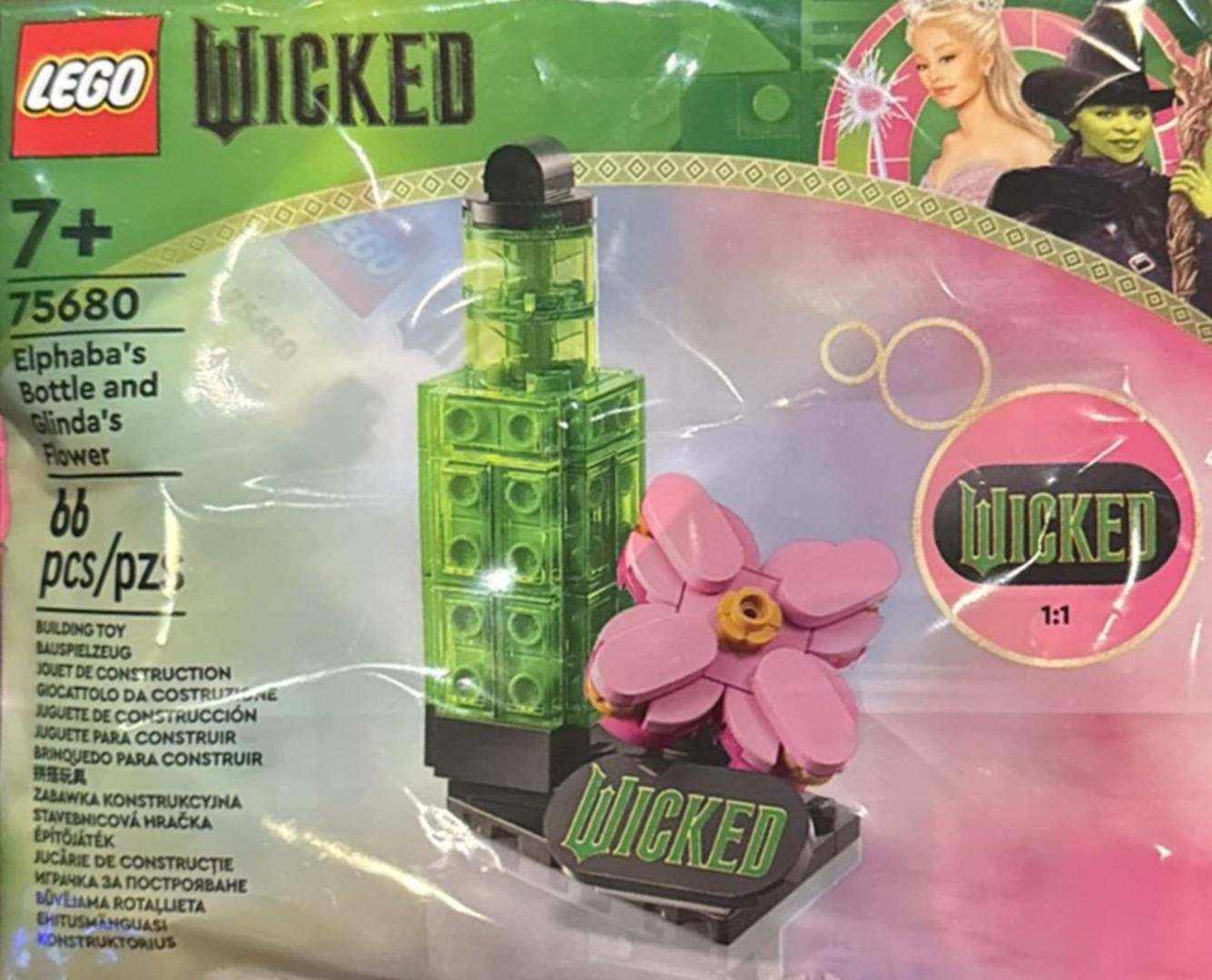Lego Elphaba's Bottle and Glinda's Flower