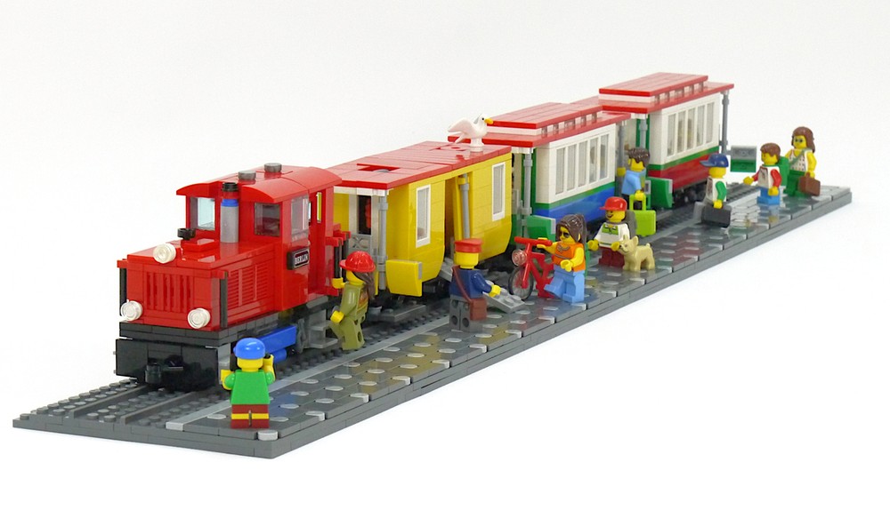 Lego Narrow Gauge Train - Borkumer Kleinbahn