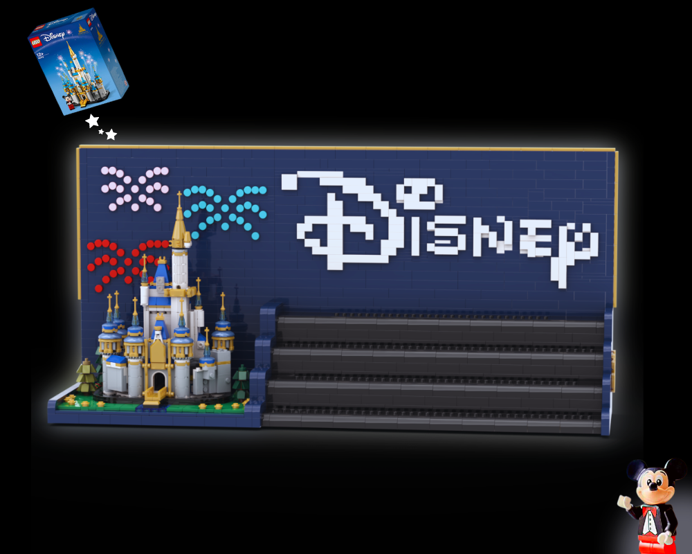 Lego Cinderella Castle - Collectible Minifigures Display Stand