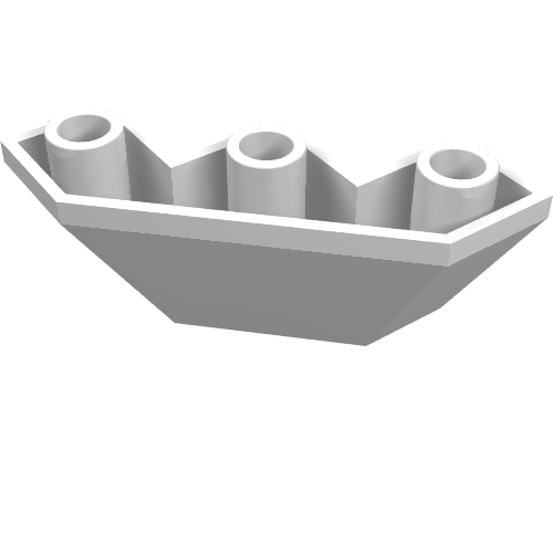 Lego Brick Wedged, Sloped Inverted 3 x 3 x 2 Facet