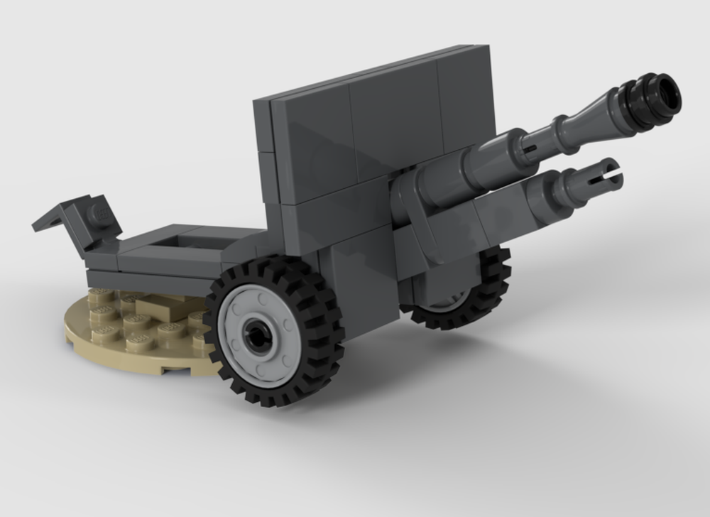 Lego WWII British Ordnance QF 25-pounder Field Gun