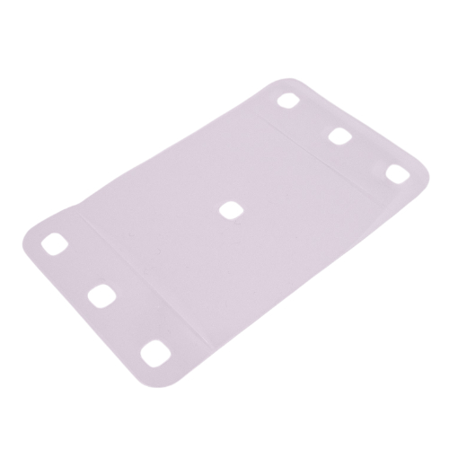 Lego Clikits Rectangle 14 x 8.5 with Rounded Corners and 7 Holes / Trans-Clear