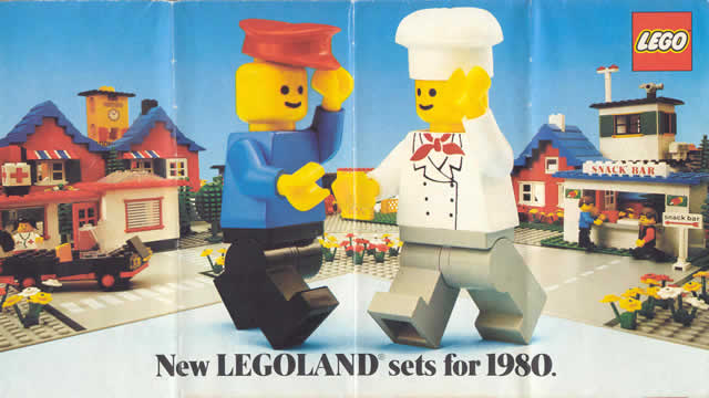 Lego 1980 Large UK Foldout 30 x 17 cm (99760-UK)