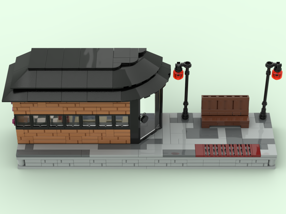 Lego Brick City Train Station