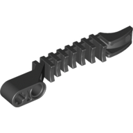 Lego Launcher, Large Figure Weapon, Zamor Sphere Launcher, with Hole and Axle Hole / Black