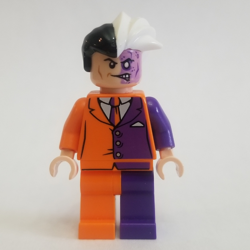 Lego Two-Face in Orange and Purple Suit