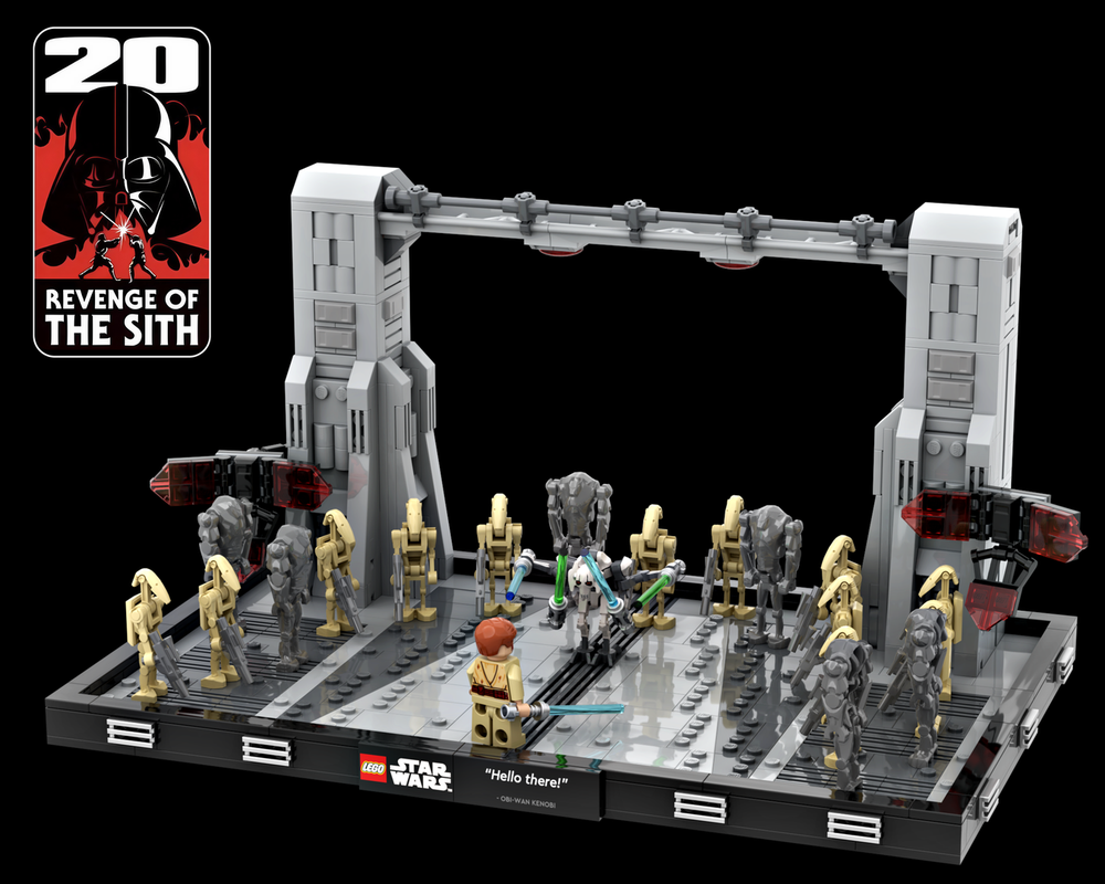 Lego Duel on Utapau Diorama