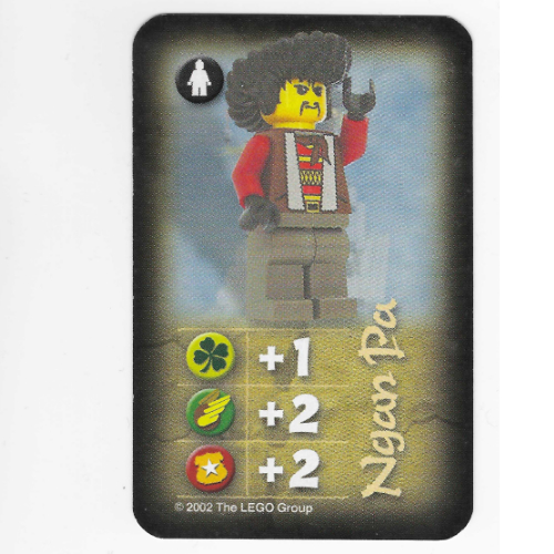 Lego Trading Card, Orient, Baddies - Ngan Pa / [No Color/Any Color]