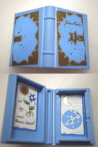 Lego Minifigure, Utensil Book 2 x 3 with Lock and Star Pattern (Stickers) - Set 5825