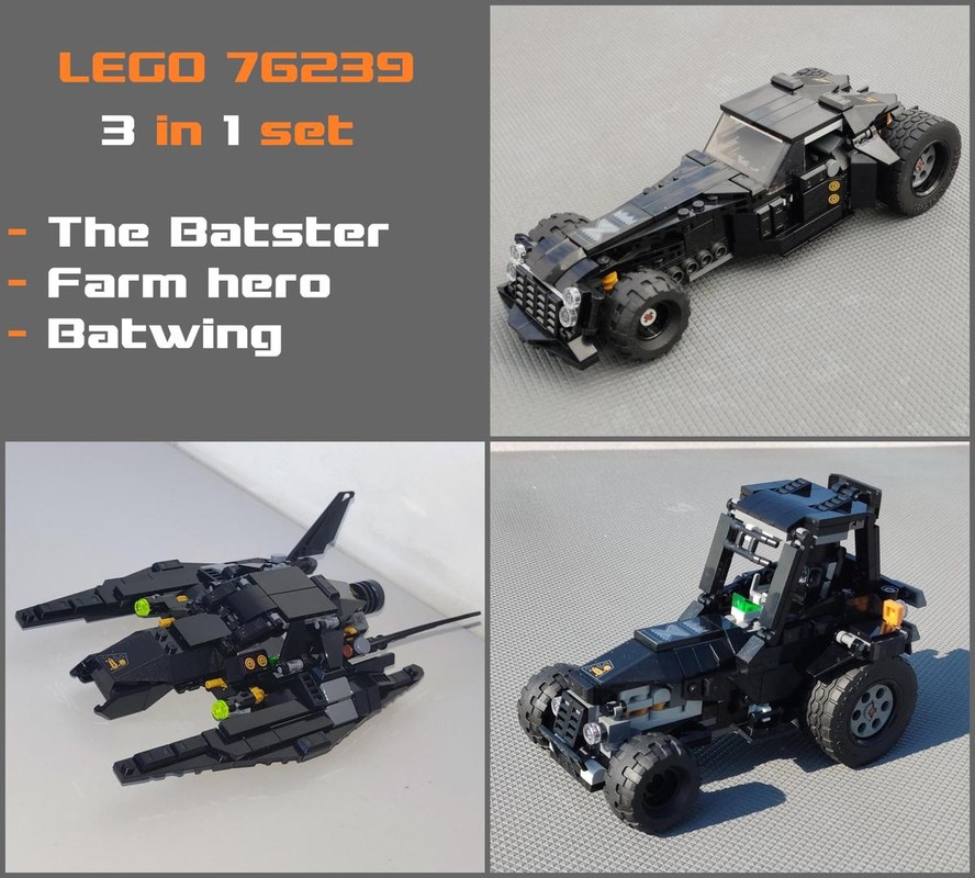 Lego 76239 3 in 1 set