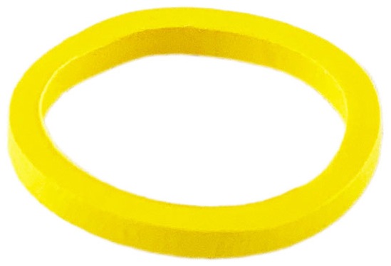 Lego Rubber Band Extra Small (Square Cross Section) / Yellow